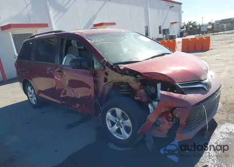 2020 Toyota Sienna Le из США, поврежденный, VIN 5TDKZ3DCXLS022674